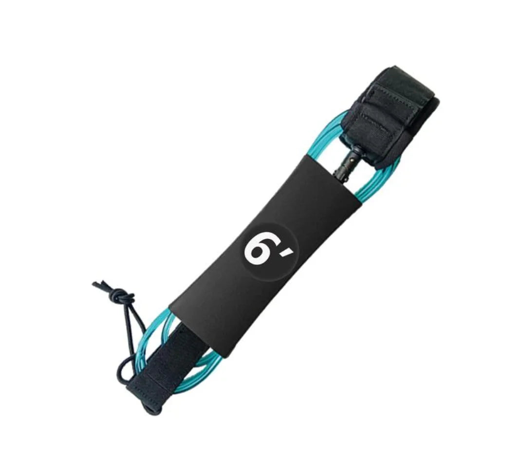 Surf Leash 6-10ft SUP Board Surf Leg Rope Surfboard Leash TPU Stainless Swivels Inflatable Paddle Board Longboard Foot Rope
