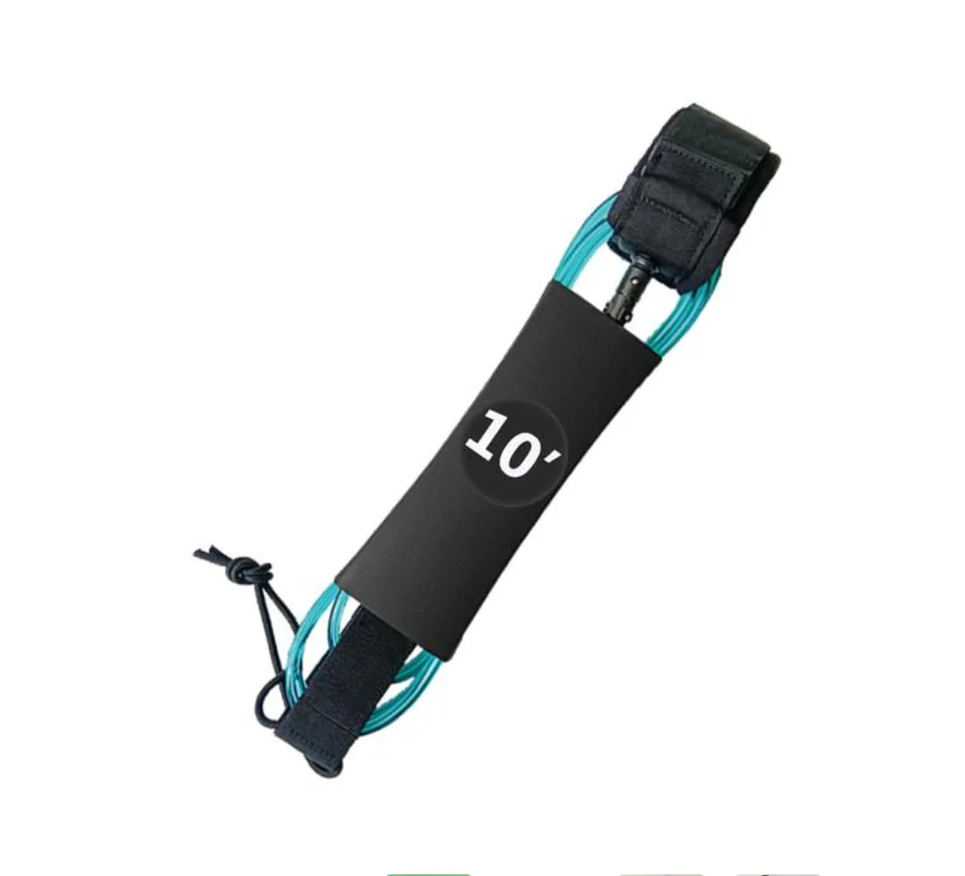 Surf Leash 6-10ft SUP Board Surf Leg Rope Surfboard Leash TPU Stainless Swivels Inflatable Paddle Board Longboard Foot Rope
