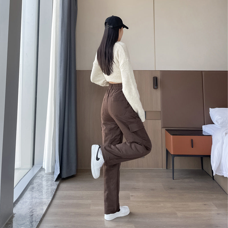 Harbin Xuexiang Travel Down Pants Women's Winter High-end Waterproof Cold-proof Pants Ski -40-degree Cotton Pants