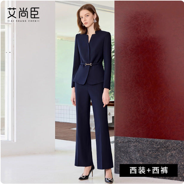 Aishangchen Women's Fashion Autumn Elegant Commuter Suit Formal Niche Design Elegant Workwear
