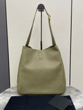 2026 New Model Genuine Leather Versatile Korean Trendy Hobo Underarm Bucket Bag Rose Same Style Single Shoulder Women's Bag