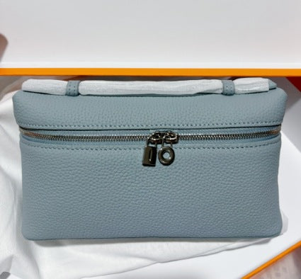 Lp Lunch Box Bag 2025 New First-Layer Cowhide Box Bag High-Quality One-Shoulder Satchel Cross-Body Genuine Leather Women's Bag Cross-Border