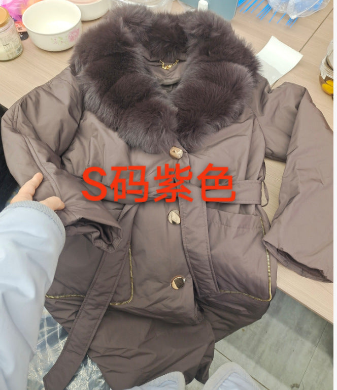 2025 Autumn and Winter Fashion New Women's Clothing Fox Fur Big Sale Large Processed Fox Fur Warm Thickened Fur Jacket for Women