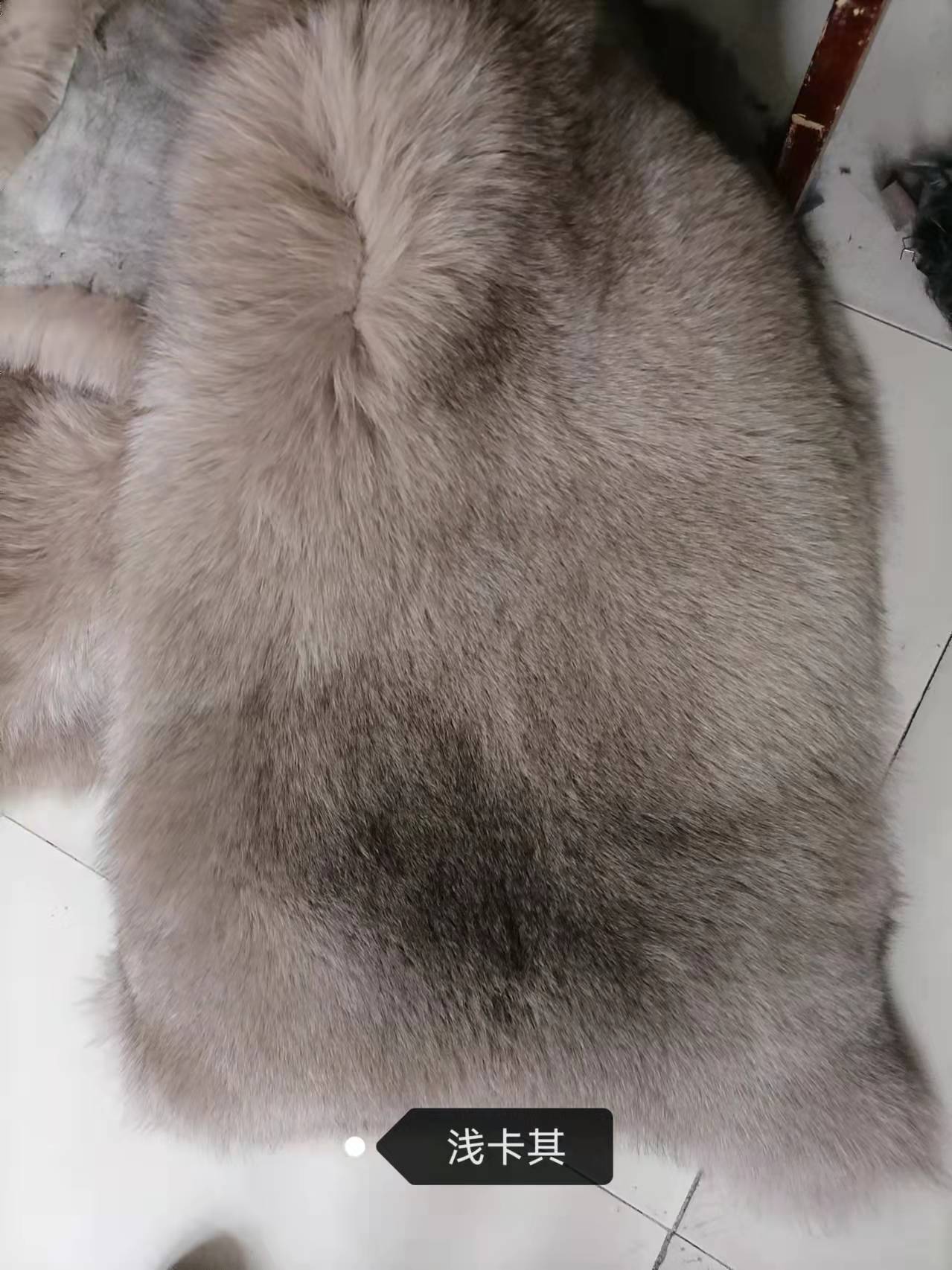 Fashion High-End Young Style Women's Coat, Aliexpress Popular Model, 5-Section Genuine Fox Fur Coat with Fur Integrated