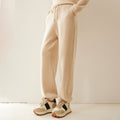 Autumn and Winter New Siping Thickened Cashmere Pants Women's Casual Slim-fit Leggings All-match Knitted Leggings