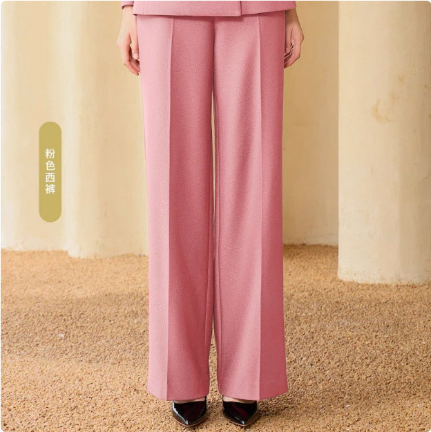 Spring and Autumn New Style Temperament Female President Professional Suit suit Double-breasted High-level Sense Broadcasting Host Dress Work Clothes