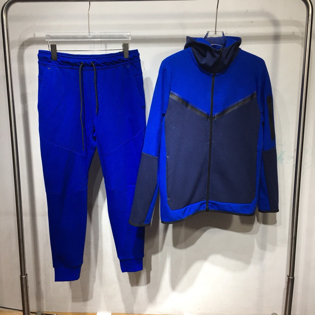 Cross-border Sports suit Men's Spring and Autumn New Knitted Casual Hooded Cardigan Men's Sportswear Sweater Pants Set