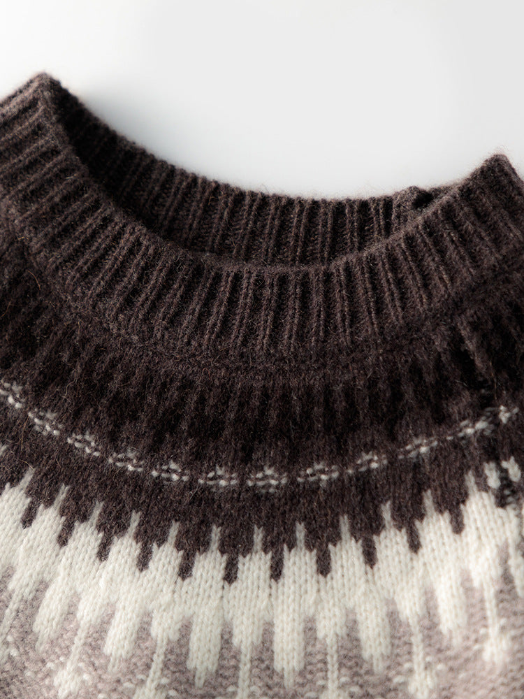 100 Pure Mountain Cashmere Sweater Men's Turtleneck Thick Autumn and Winter Sweater Light Luxury Simple Solid Color All-match Slim-fit Pullover