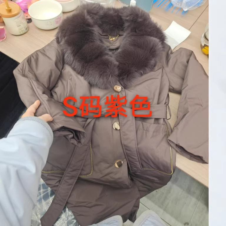 2025 Autumn and Winter Fashion New Women's Clothing Fox Fur Big Sale Large Processed Fox Fur Warm Thickened Fur Jacket for Women