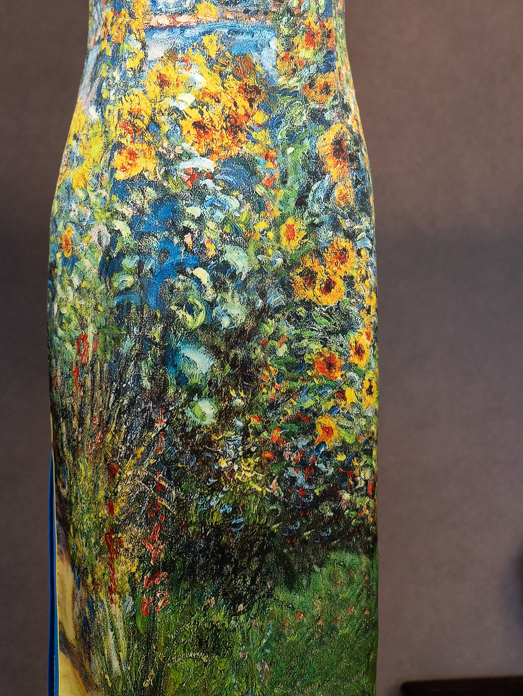 [Custom Pre-Sale] Original Design Silk Printed Fabric Cheongsam with Van Gogh Paintings Chinese Style Cheongsam