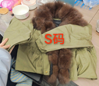 2025 Autumn and Winter Fashion New Women's Clothing Fox Fur Big Sale Large Processed Fox Fur Warm Thickened Fur Jacket for Women