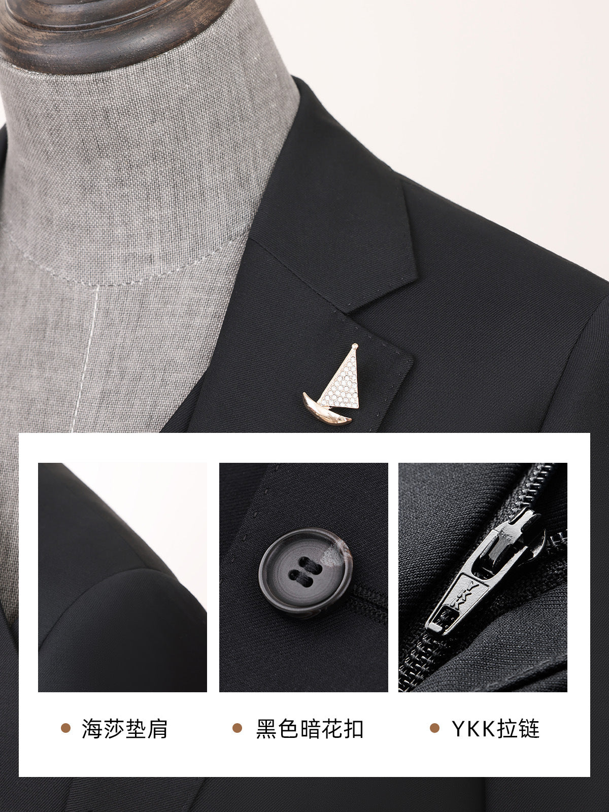 New Machine Washable Wool Small Suit Jacket Women's High-end Business Suit Dipper Wide Leg Pants Professional suit