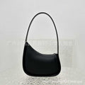 2026 Cross-Border Half-Moon Bag with Niche Design, Similar to Kendall Jenner's Style, Fashionable Single-Shoulder Underarm Genuine Leather Handbag Tote for Women