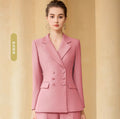 Spring and Autumn New Style Temperament Female President Professional Suit suit Double-breasted High-level Sense Broadcasting Host Dress Work Clothes