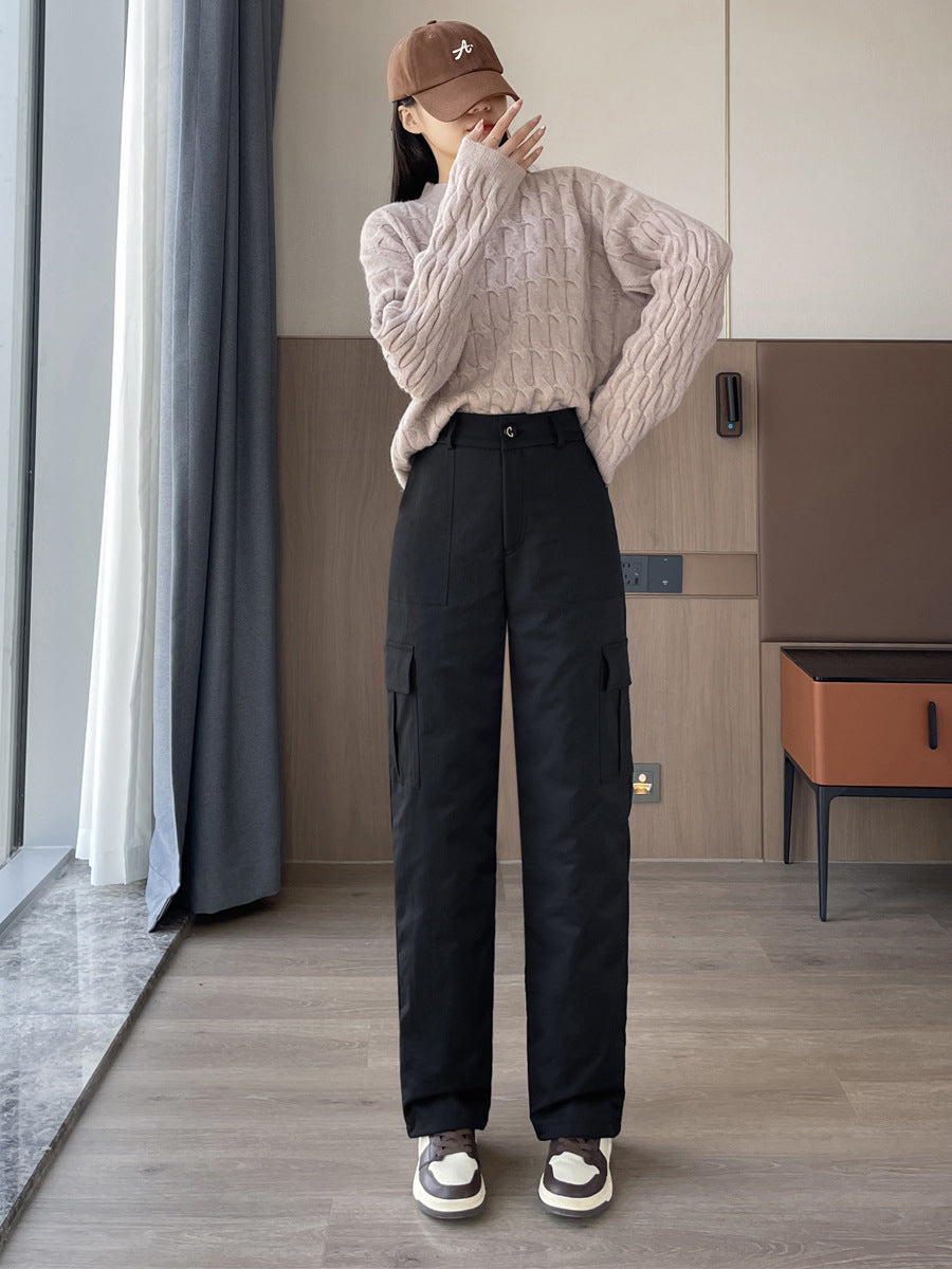 Harbin Xuexiang Travel Down Pants Women's Winter High-end Waterproof Cold-proof Pants Ski -40-degree Cotton Pants