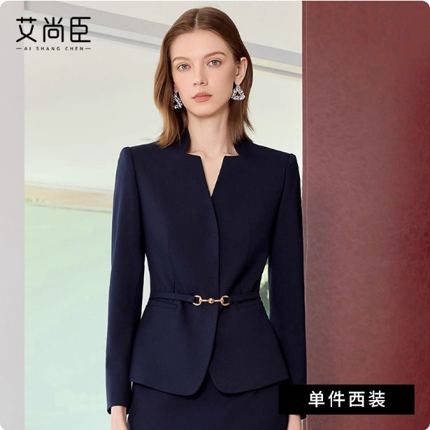 Aishangchen Women's Fashion Autumn Elegant Commuter Suit Formal Niche Design Elegant Workwear