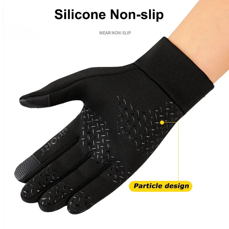 2026 Winter Warm Touch Screen Gloves Windproof Thermal Men Women Cycling Running Hiking Ski Snow Outdoor Smartphone Texting