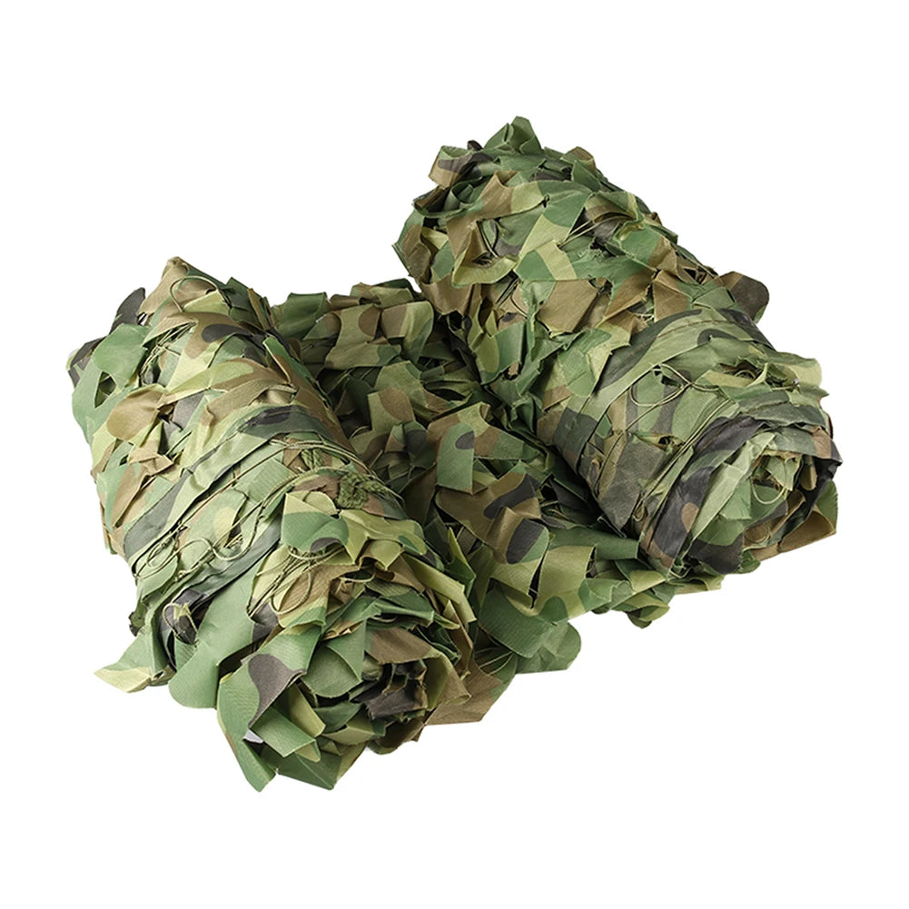 Woodland Camo Netting Camouflage Net Hunting Camo Mesh Sunshade Sail Camping Sun Shelter Car Shade Covers Privacy Cloth