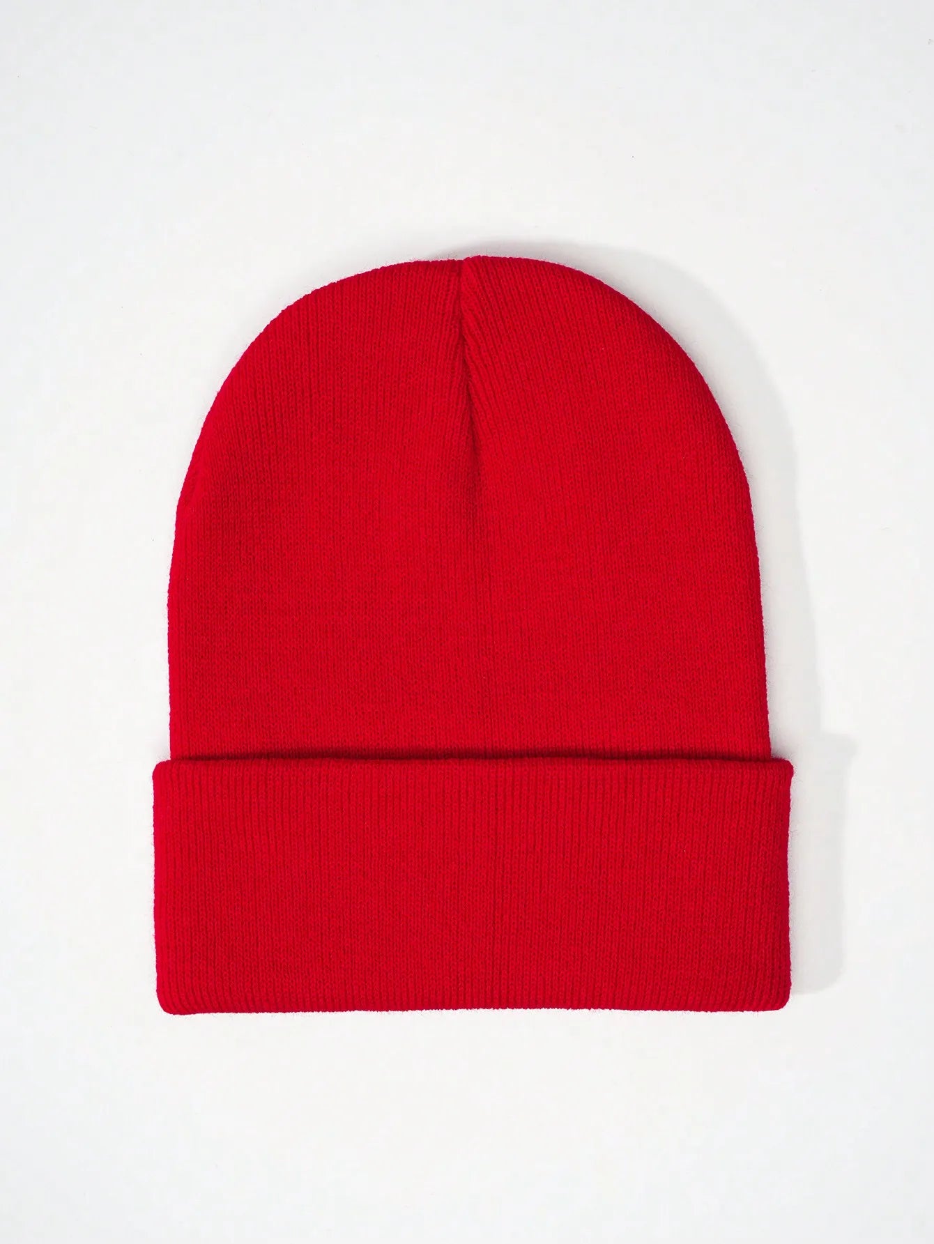 1PC Y2K Style Plain Knitted Beanie Hat Soft Acrylic Warm Skull Cap Cold Weather Fall Winter Daily Commute Outdoor Hat Halloween Streetwear Outfit Accessories For Women Girls