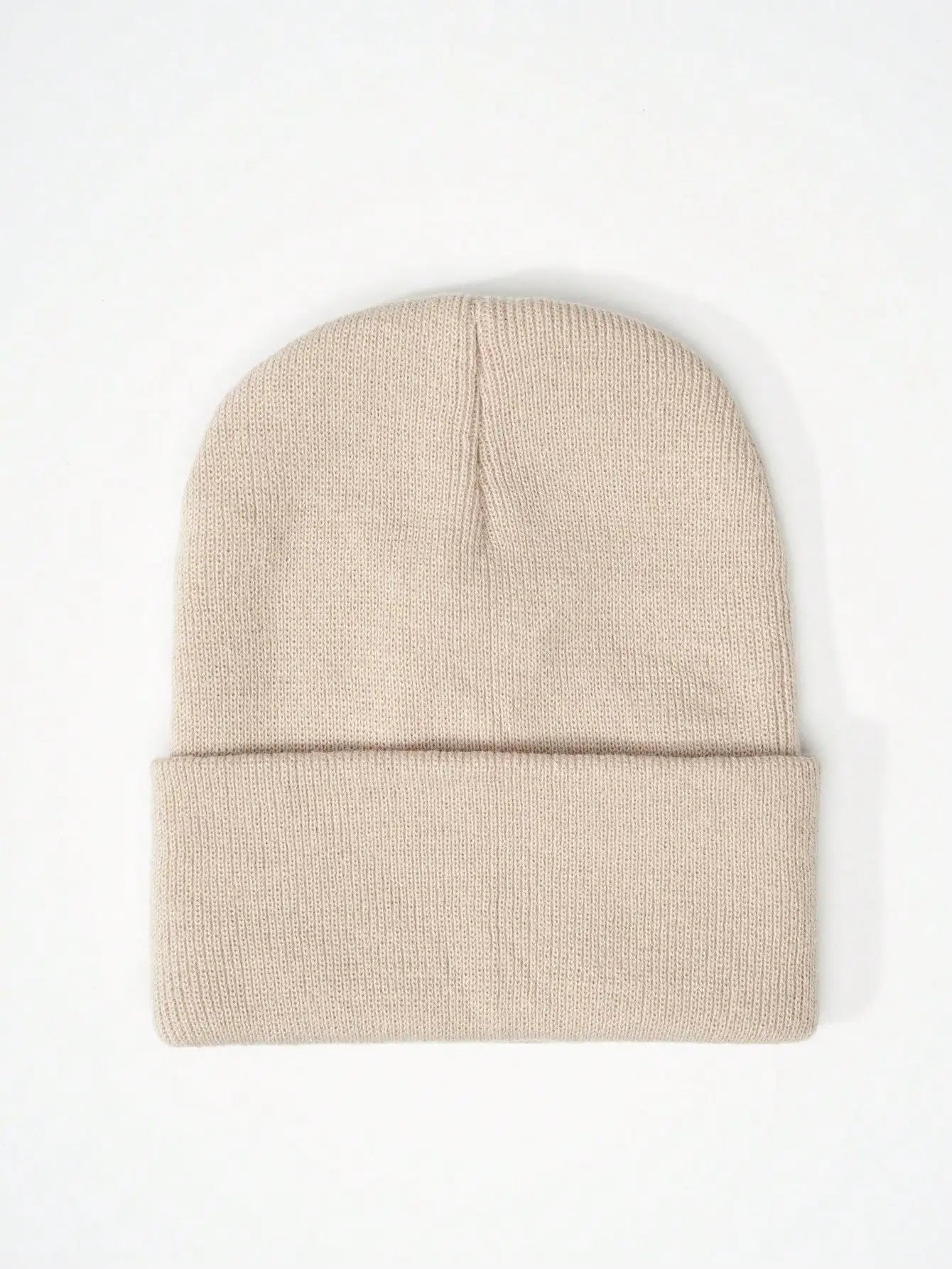 1PC Y2K Style Plain Knitted Beanie Hat Soft Acrylic Warm Skull Cap Cold Weather Fall Winter Daily Commute Outdoor Hat Halloween Streetwear Outfit Accessories For Women Girls