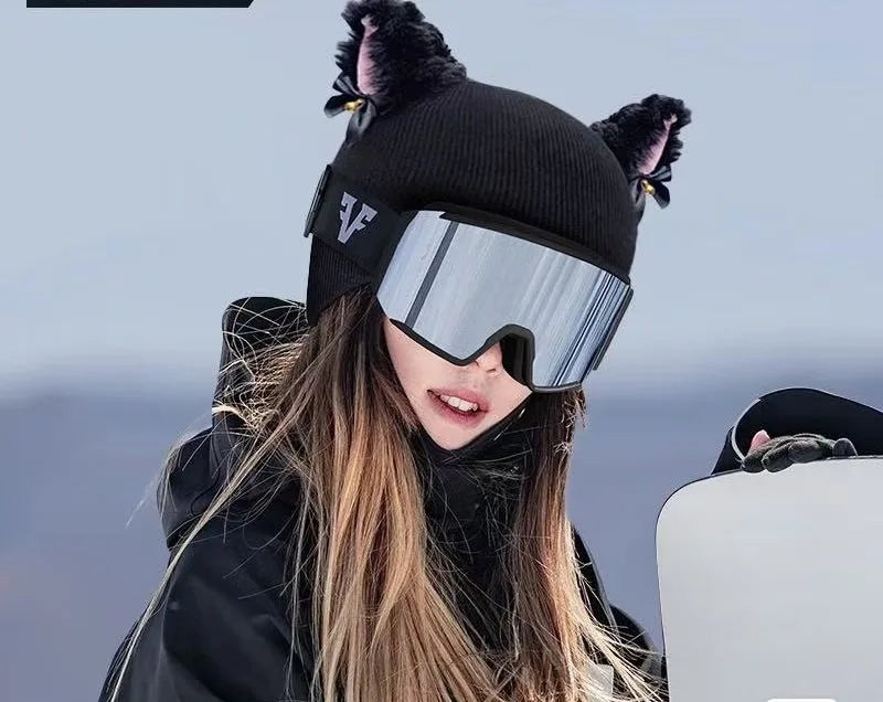 Ski Helmet decoration Skiing Helmet Cover Decor Snowboard Washable men women Outdoor Sports Cute Knitted Helmets Warm hat covers