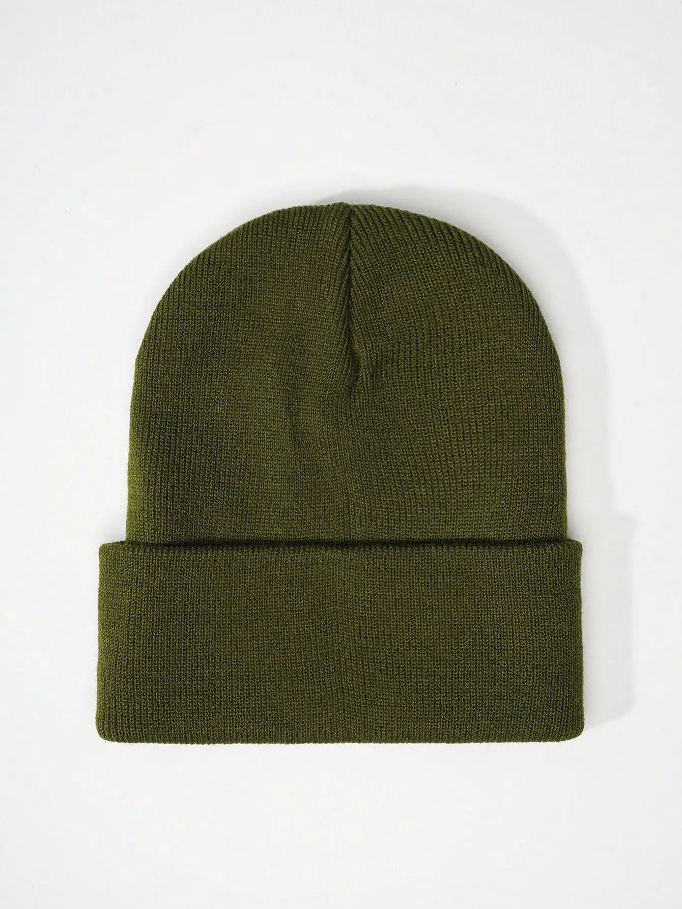 1PC Y2K Style Plain Knitted Beanie Hat Soft Acrylic Warm Skull Cap Cold Weather Fall Winter Daily Commute Outdoor Hat Halloween Streetwear Outfit Accessories For Women Girls