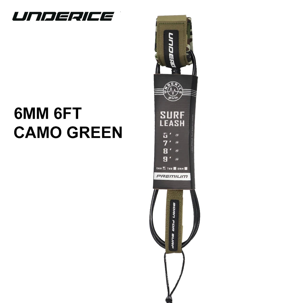 UICE SUP Board Leash Surf Paddle Surf Accessories Surfboard Leash 6-9ft Surf Leg Rope Inflatable Paddle Board Surfing Foot Rope
