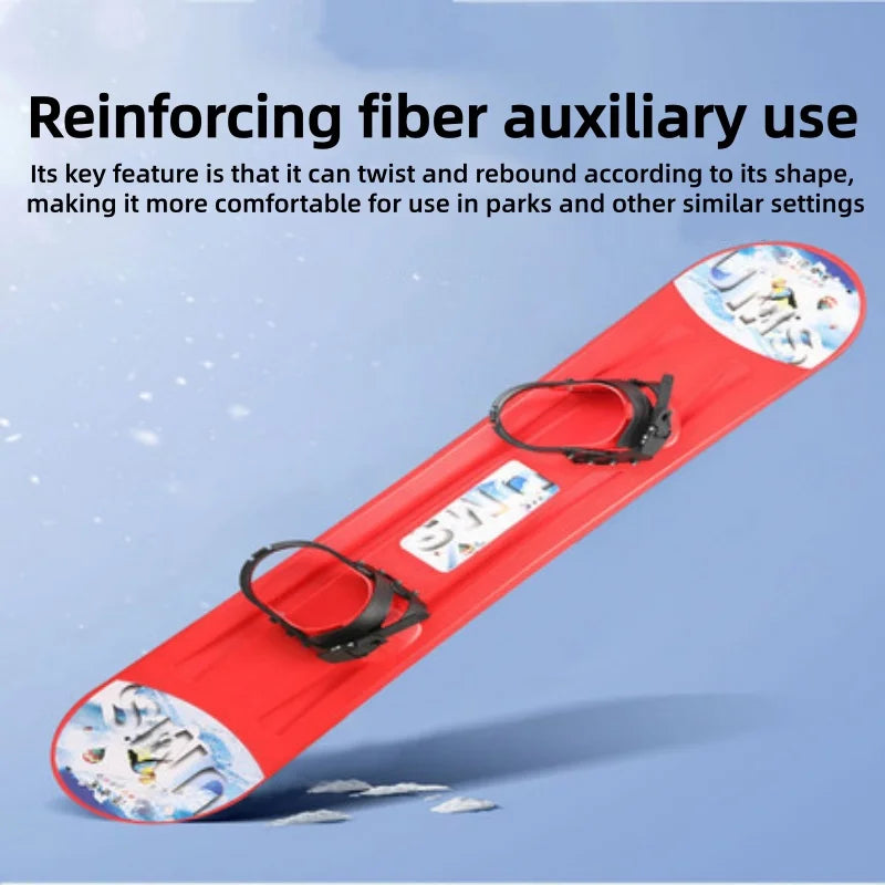 Beginner Snowboard Set with Bindings, All-Mountain Ski Equipment, Men Women Adults Kids Universal Learning Gear