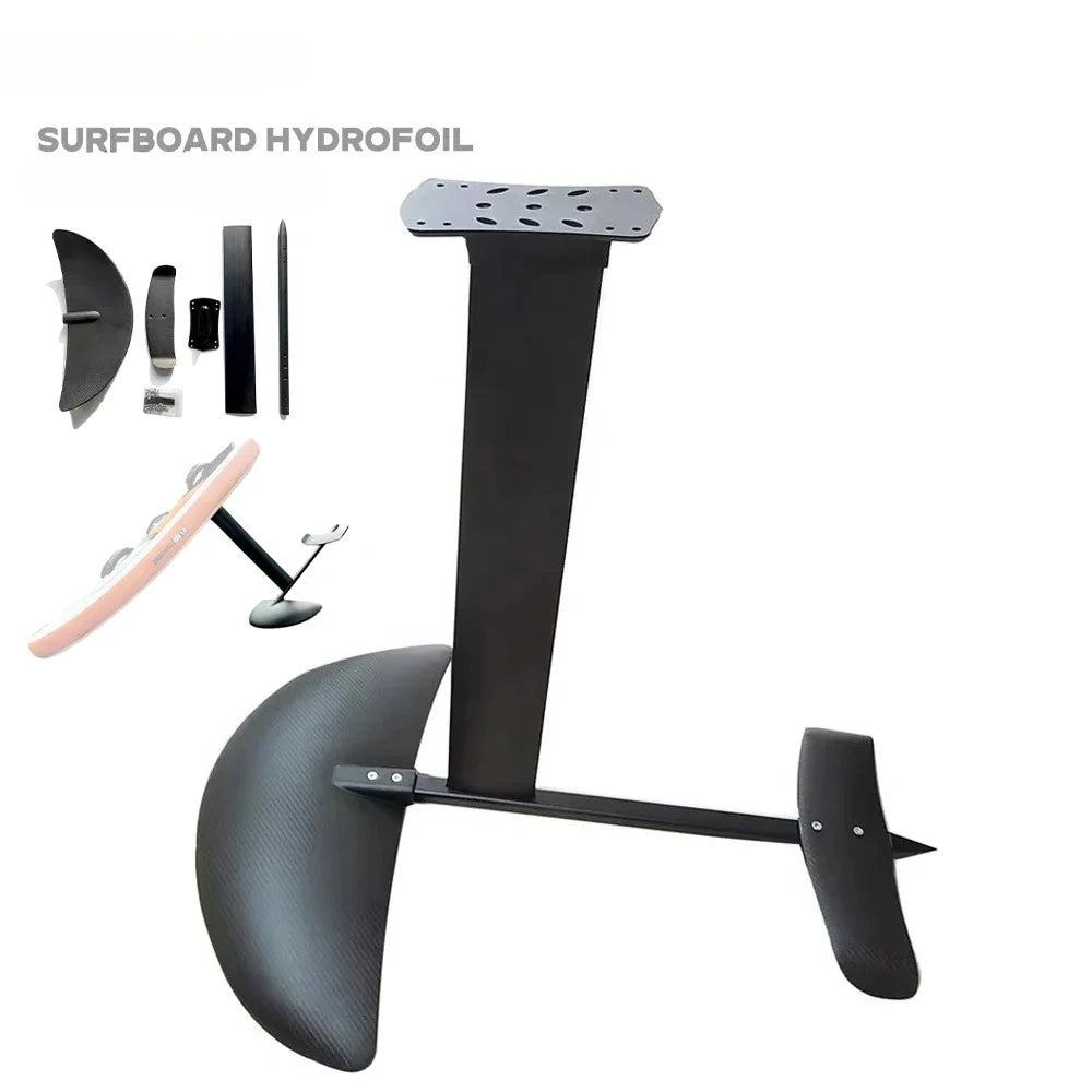 80cm Wing Foil Hydrofoil Surfboard Wing Foil Hydrofoil 3K Carbon Wings Fuselage Mast Plate For SUP Wakeboard Foil