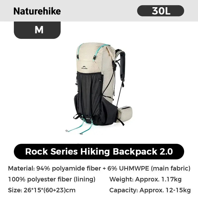 Naturehike Hiking Backpack Outdoor Sports Bag 60+5L Large Capacity Ergonomic Design Backpack Camping Travel Waterproof Bagpack