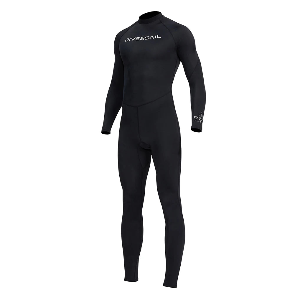 Thin Sunscreen 0.5mm Surf Scuba Diving Suit Wetsuit Long Sleeve Fission Hooded one Pieces For Men Snorkeling Swimsuit