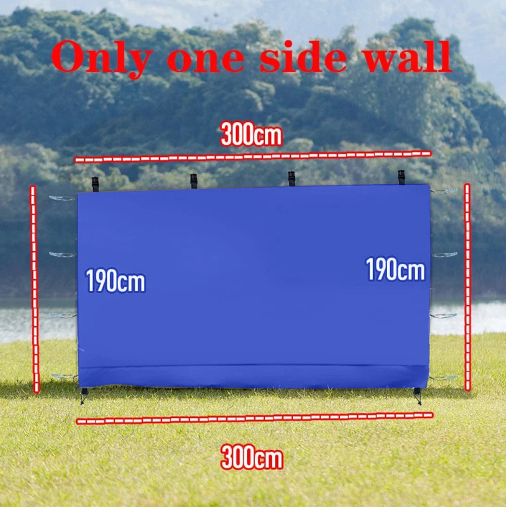 Canopy Sunwall Sidewall Gazebos Tent Waterproof for 10x10ft Pop up Straight Leg Gazebos Outdoor 1 Pcs Sidewall Only Khaki