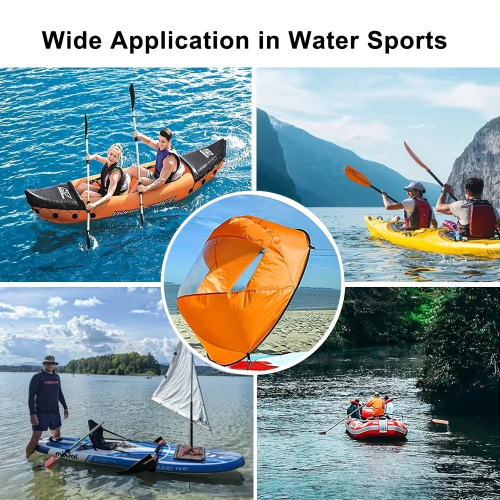 Kayak SUP Board Wind Sail 42Inch SUP Accessories 6 Colors Surfboard Padel Surf Water Sports Boat Accessories