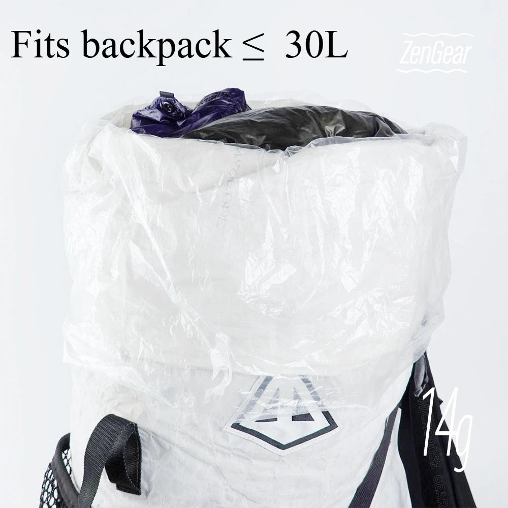 Backpack Liner Bag Packing Ultralight 14g Polycro Inner Dry Bag Waterproof Storage for Hiking, Trekking,UL Camping Gear