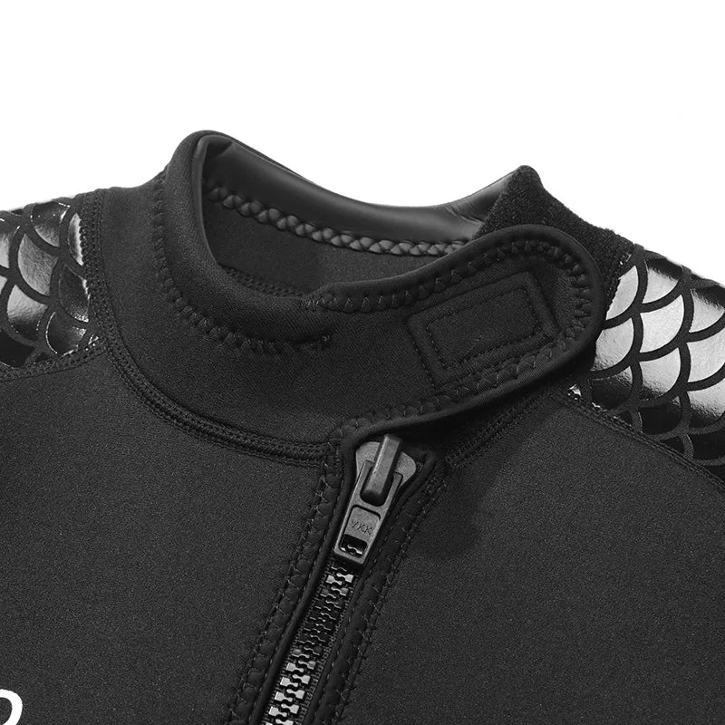 Mens Womens 3mm Short-sleeved Wetsuits Diving Surfing Suits Snorkeling Kayaking Spearfishing Freediving Swimming Full Body