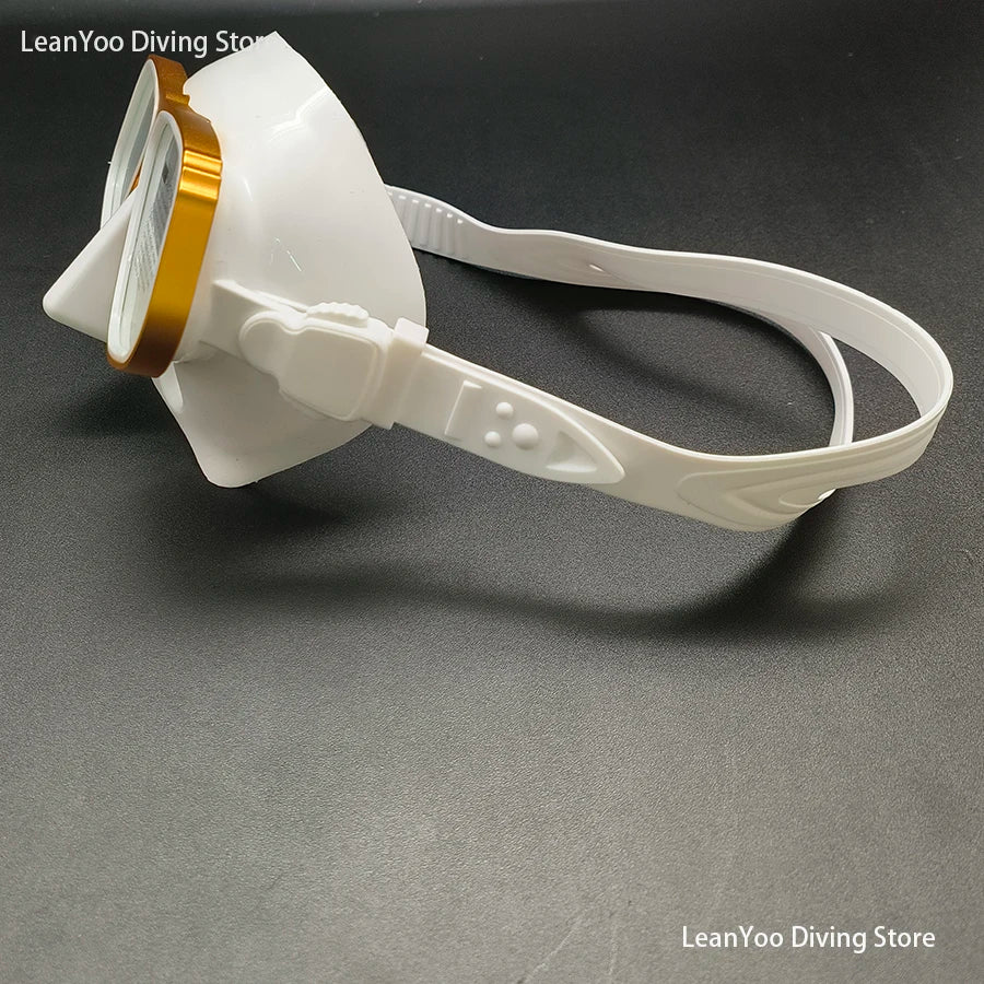 Superior Aluminium Freediving Goggles Similar Apollo Alloy Low Volume Diving Glasses Comfortable Scuba Mask with Black Box