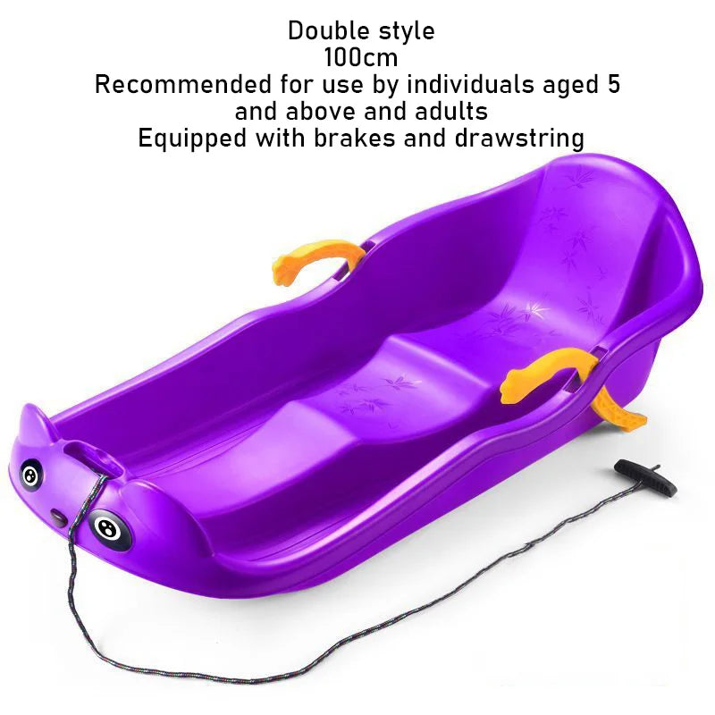 Sand Board, Double Thick With Drawstring Ski Board, Snowboard, Grass Board, Snow Plow, Sled, Adult And Child, Skateboard
