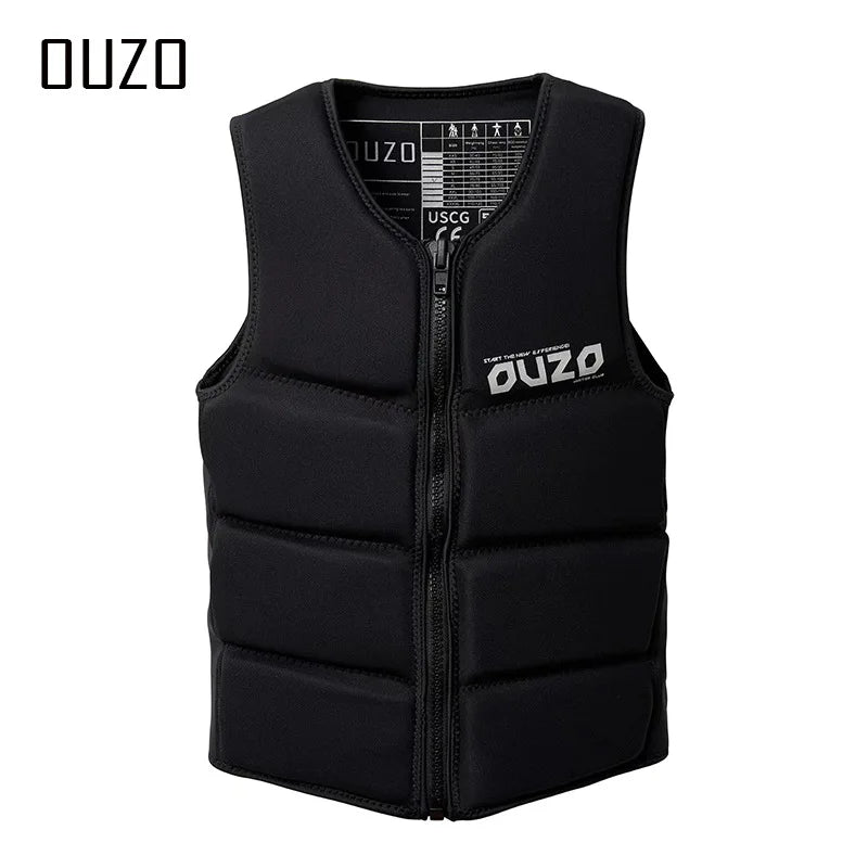 Life Vest Adults Surf Vest Motorboats Kayak Rescue Boat Jet Ski Fishing Swimming Drifting Rescue Life Jacket