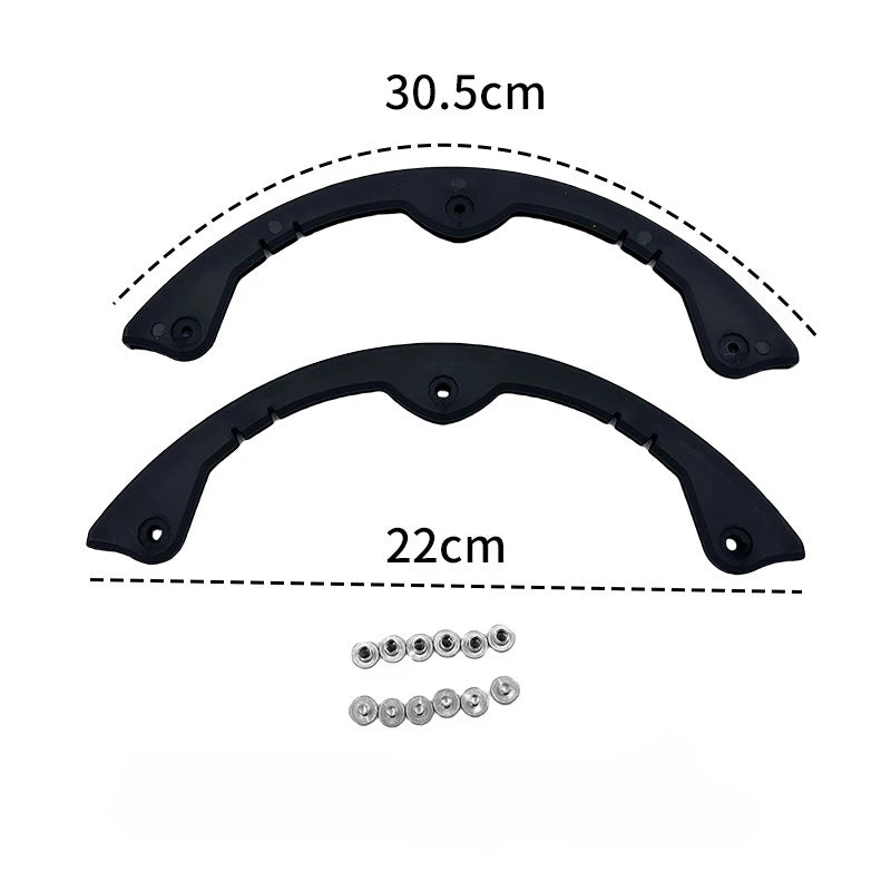 Ski Board Anti-collision Strip Snowboard Protection Strip Snowboard Curved Anti-Collision Strips Skateboard Deck Cover Accessary