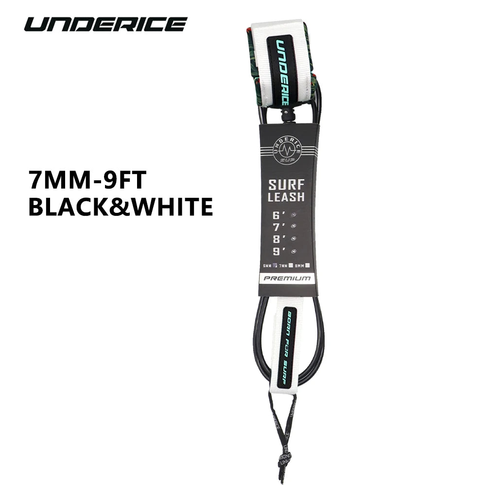UICE SUP Board Leash Surf Paddle Surf Accessories Surfboard Leash 6-9ft Surf Leg Rope Inflatable Paddle Board Surfing Foot Rope