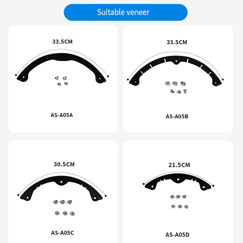 Ski Board Anti-collision Strip Snowboard Protection Strip Snowboard Curved Anti-Collision Strips Skateboard Deck Cover Accessary