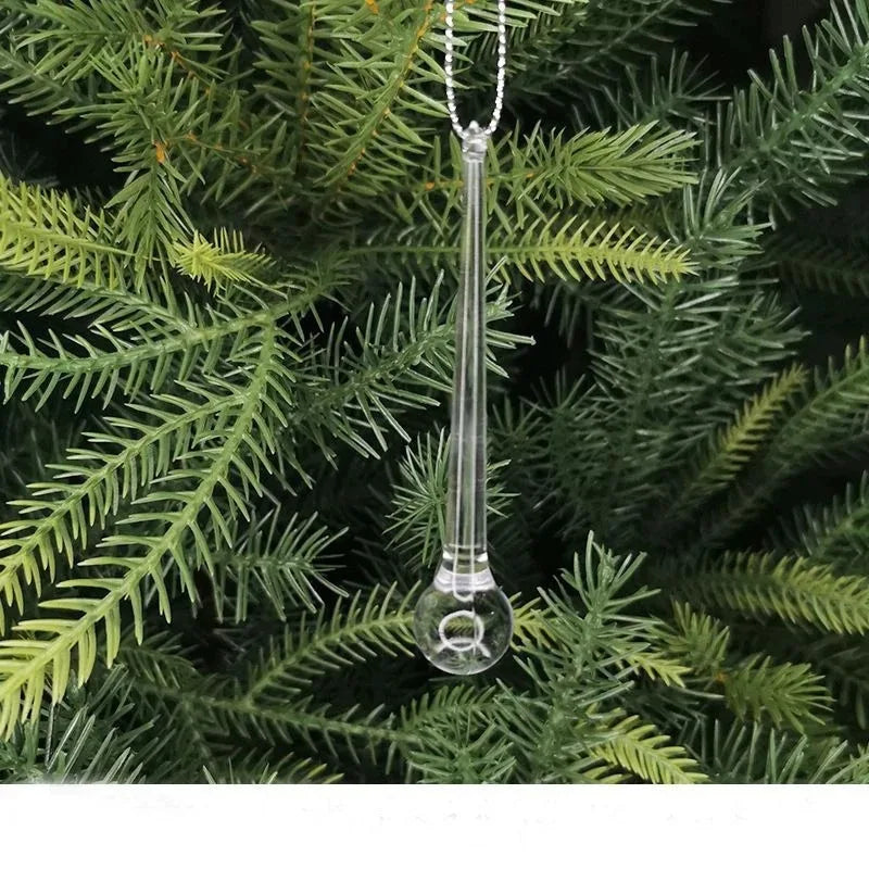 10Pcs Sparkling Snowflake Christmas Tree Hanging Pendant Decor Home Room Decoration Xmas Navidad DIY New Year Gift Wedding Decor