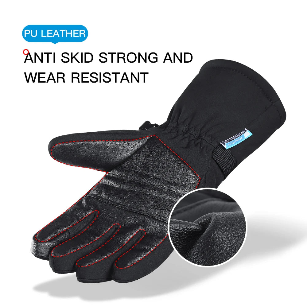 Ski Gloves Touch Screen Snowboard Gloves Snowmobile Motorcycle Riding Winter Gloves Windproof Unisex Skiing Gloves