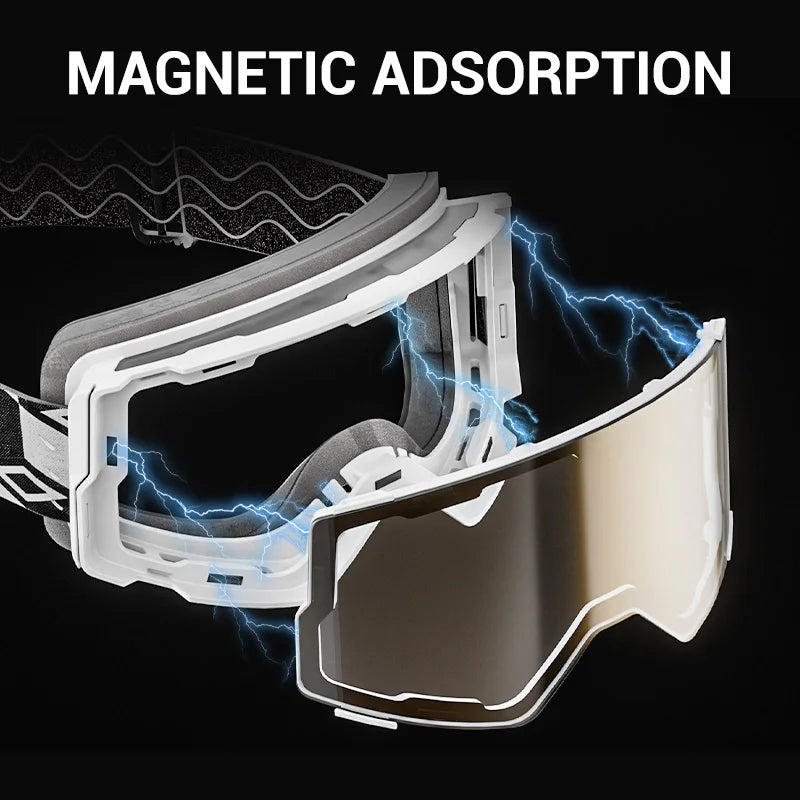 Kapvoe Photochromic Snow Goggles Ski Snowboard Anti-Fog Mask for Men Women Eyewear UV400 Protection Glasses Snowmobile Winter