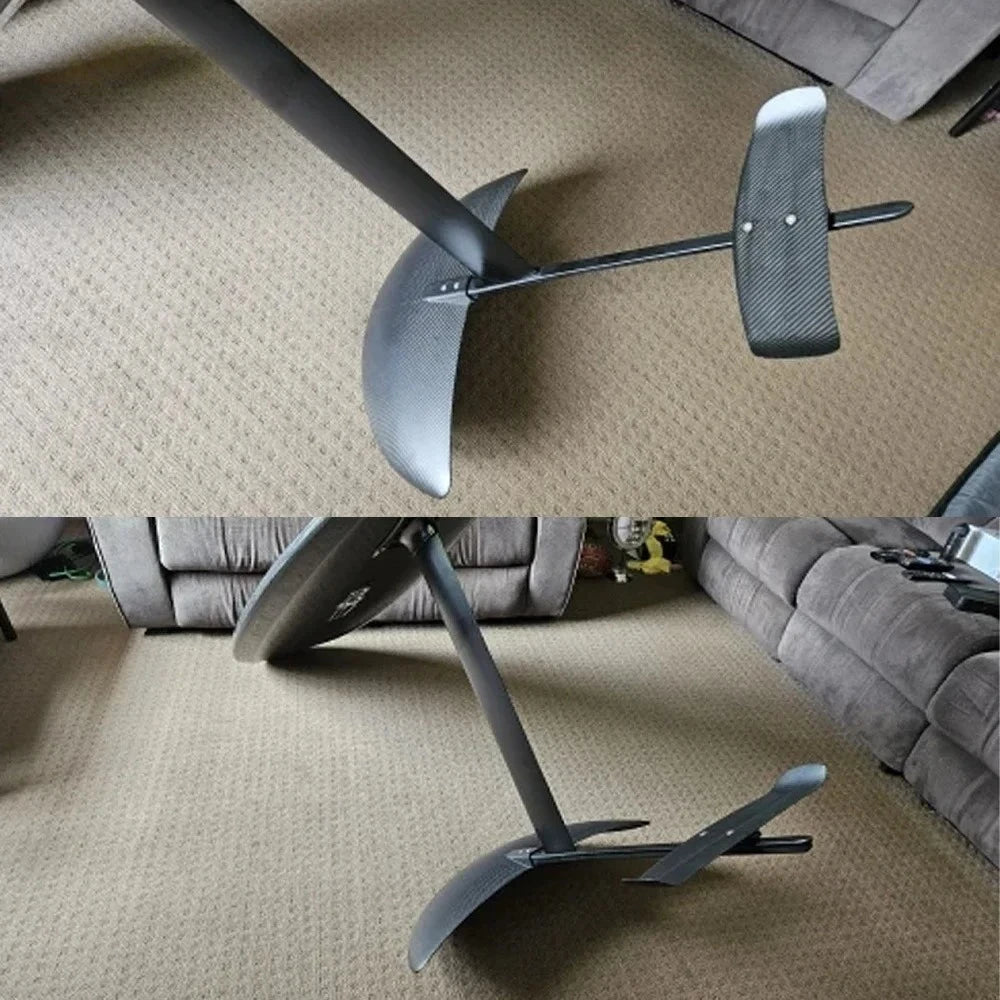80cm Wing Foil Hydrofoil Surfboard Wing Foil Hydrofoil 3K Carbon Wings Fuselage Mast Plate For SUP Wakeboard Foil