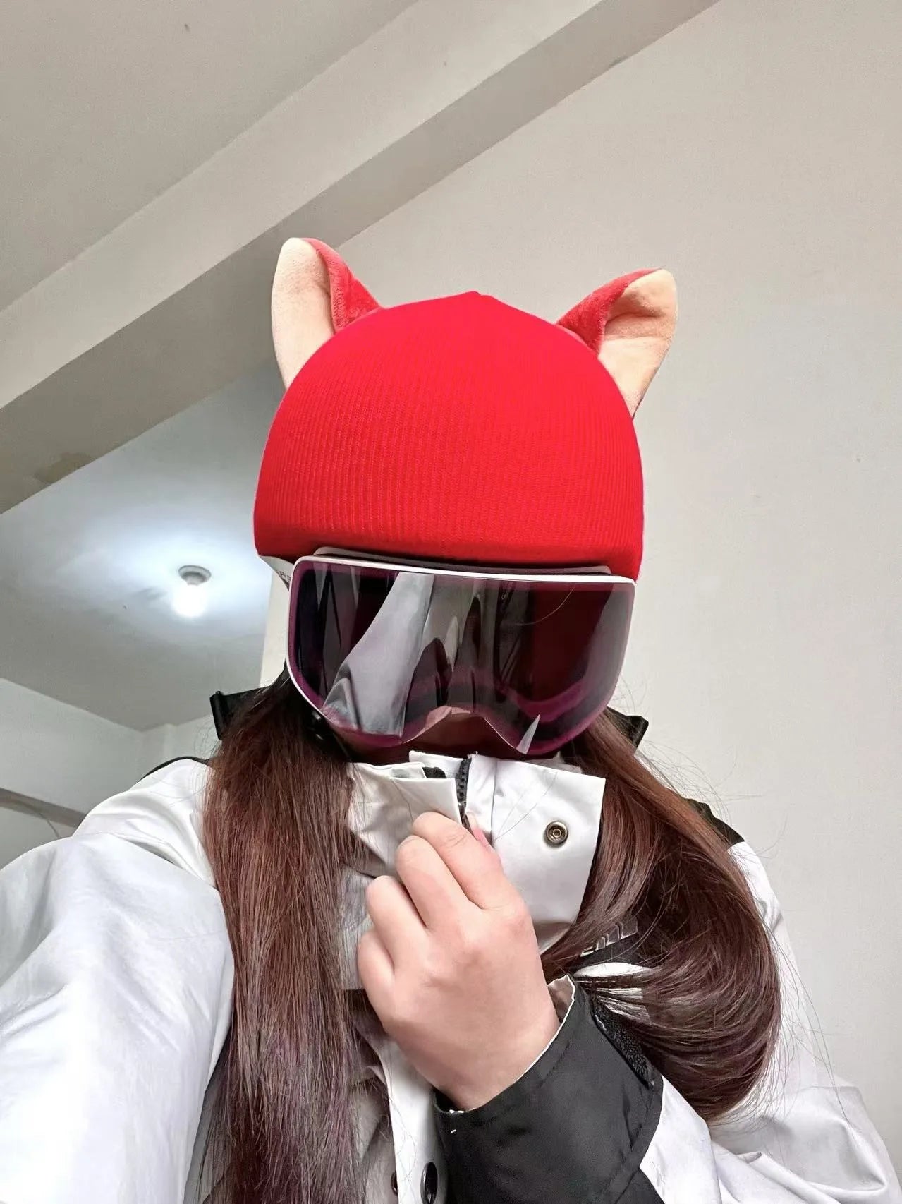 Ski Helmet decoration Skiing Helmet Cover Decor Snowboard Washable men women Outdoor Sports Cute Knitted Helmets Warm hat covers