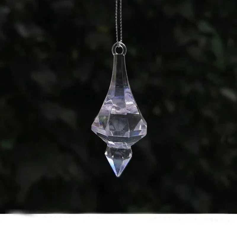 10Pcs Sparkling Snowflake Christmas Tree Hanging Pendant Decor Home Room Decoration Xmas Navidad DIY New Year Gift Wedding Decor