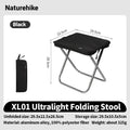 Naturehike Folding Stool for Outdoor Leisure Portable Lightweight Aluminum Chair High Load Travel Camping Foldable Fishing Chair