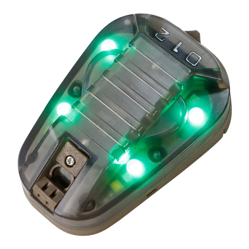 Sport Helmet Light Strobe Outdoor Hiking Hunting Survival Safety Signal Flash LAMP Waterproof Tactical Helmet Ladybird Light
