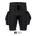 Men Wetsuit Shorts 3mm Neoprene Diving Shorts with Pocket Man Surfing Pants for Water Sports Swimming Snorkeling Boating Scuba
